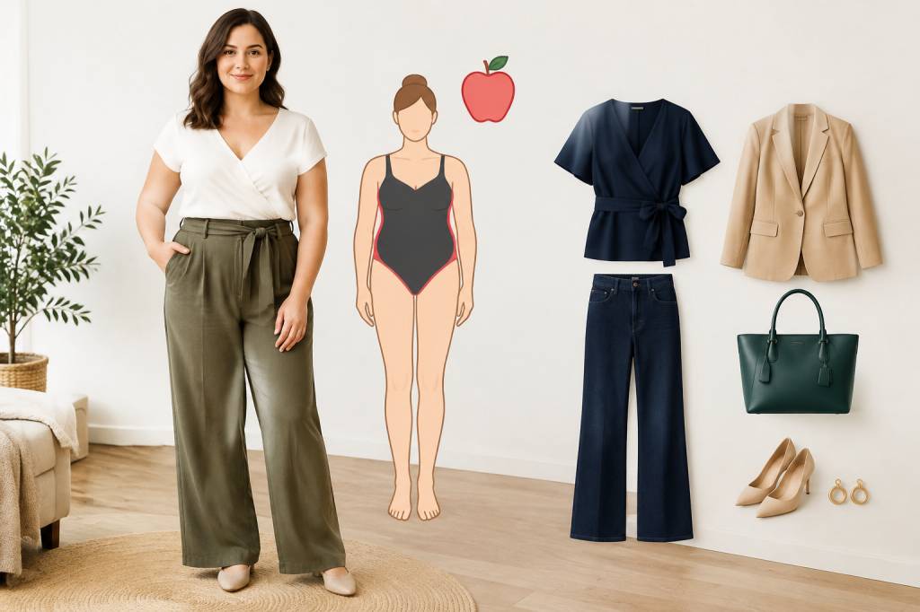 Silhouette pomme : les vêtements et astuces pour mettre sa morphologie en valeur